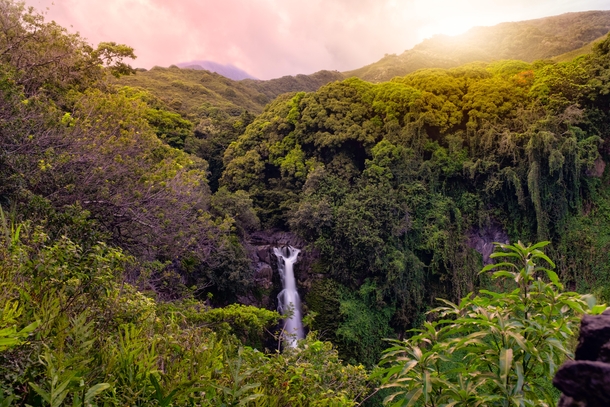  Falls of Makahiku - Maui Hawaii x