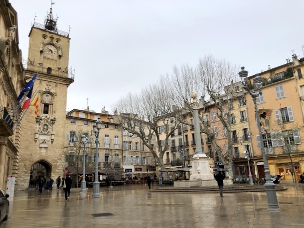  France - Place of the town hall of Aix-en-Provence