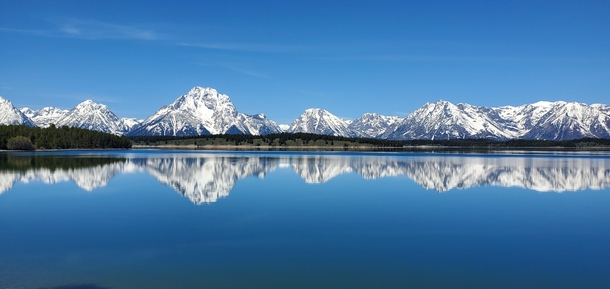 Grand Teton NP Wyoming The weather was stunning and made for a glassy lake I will definitely be going back