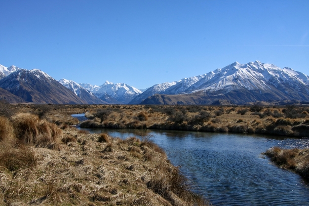  Hakatere Conservation Park New Zealand At the base of Mt Sunday aka Edoras one of the many iconic filming locations from the Lord of the Rings films x cropped