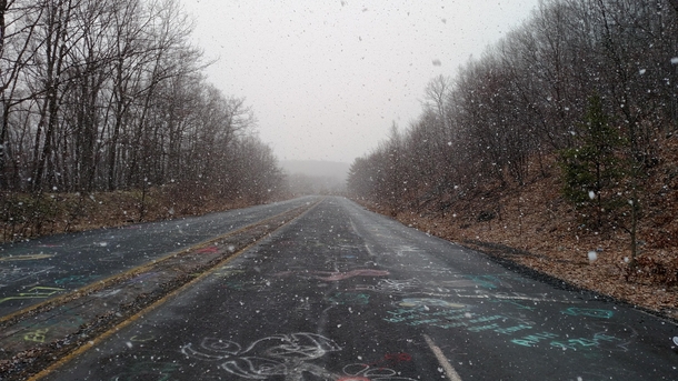  In  I decided to travel an hour to Centralia Pennsylvania in a snow storm This is the town Silent Hill is based on