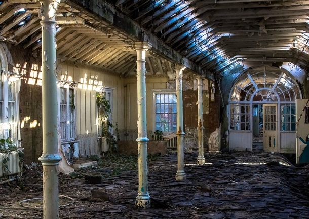  Inside an abandoned Asylum Lancashire UK