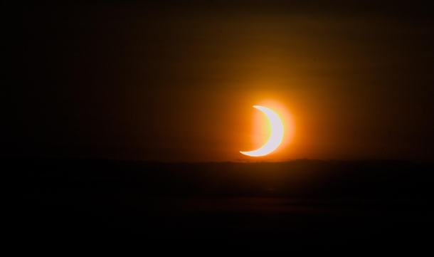  It aint much but its an honest photo of the partial solar eclipse this morning