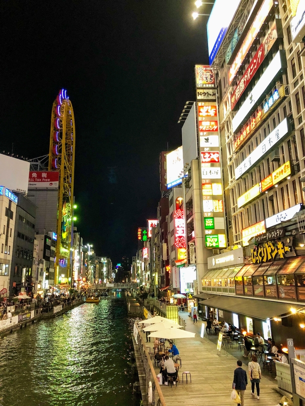  Japan - Osaka - Dotonbori in the evening