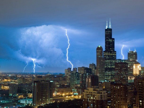  Lightning  Sears Tower Chicago USA  A