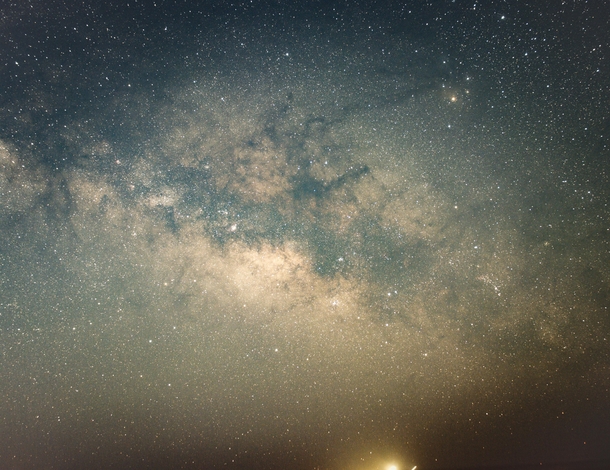  Milky Way core over the Gulf of Mexico from Galveston Tx