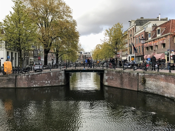  Netherlands - Amsterdam - Along the Lijnbaansgracht Corderie Canal