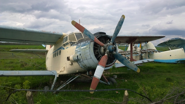  Old Antonov An- I think left to rust on romanian field