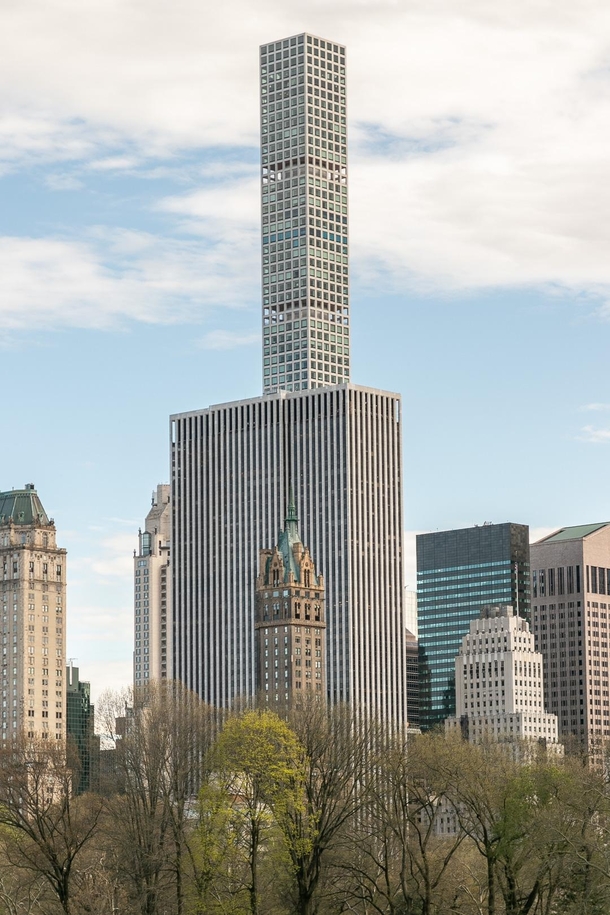 Park Avenue building through Central Park NYC