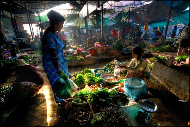 Psa Krorm market Siem Reap Cambodiavia