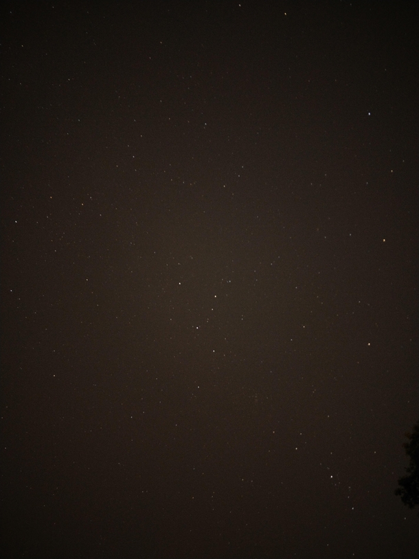  second exposure of the sky from my roof in the Indianapolis suburbs The more you zoom the more you see