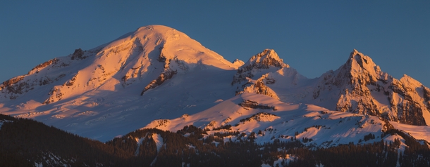  shot pano of Mt Baker Washington  x