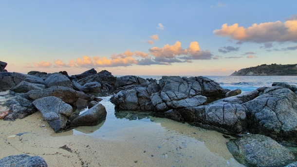  some rocks on a calabrian beach x