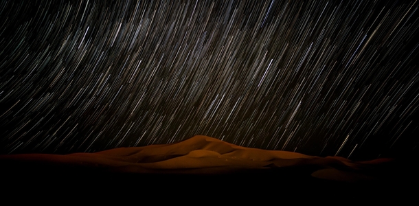  Star Trails Over the Sahara  x 