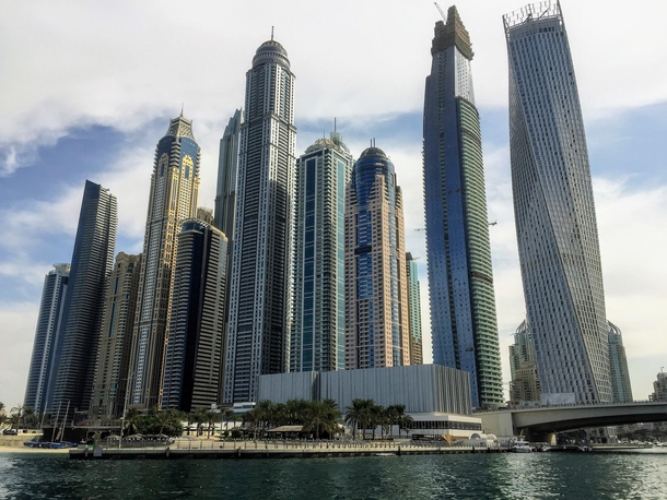  United Arab Emirates - Dubai seen from the sea