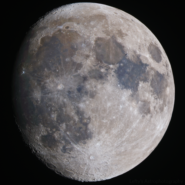  Waxing Gibbous in Color 