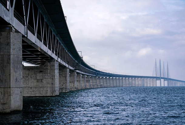  years ago today the resund link opened Connecting Denmark and Sweden by road and rail 