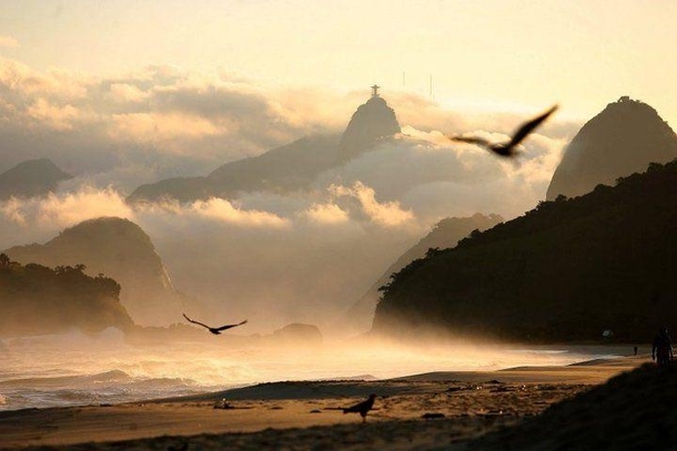 a beach in Rio Brazil