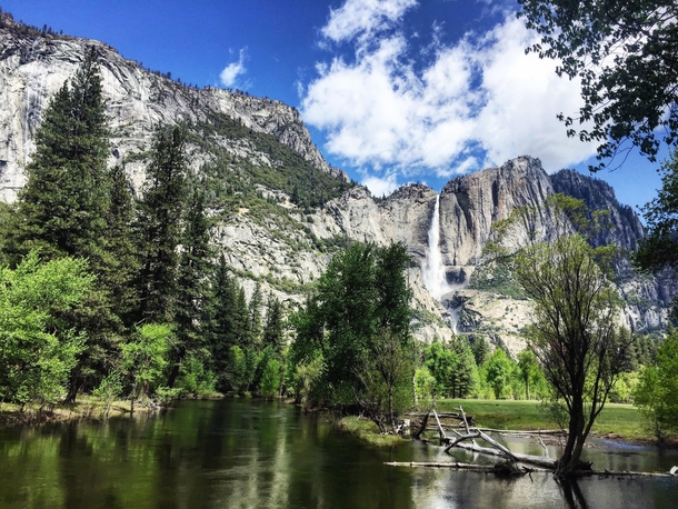 A beautiful day Yosemite national park OC 