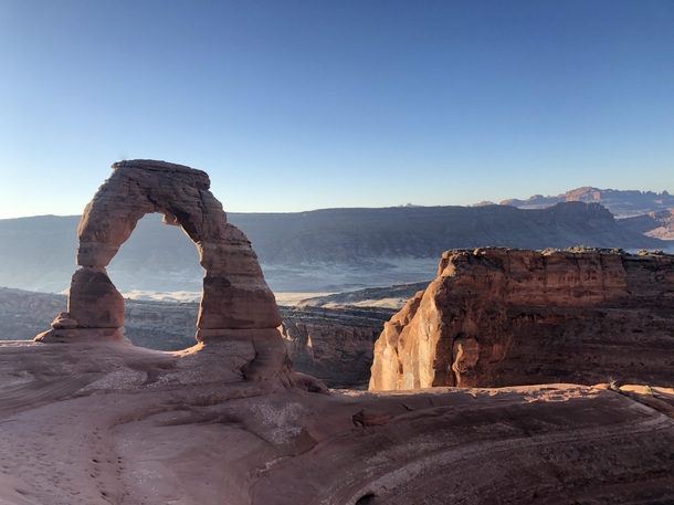 A beautiful sight at Arches National Park Utah 