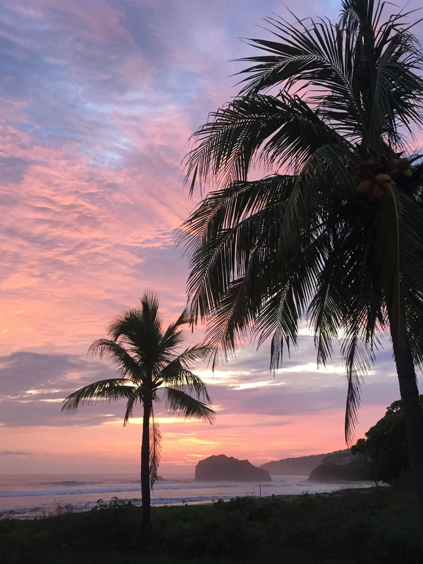 A beautiful sunset in Costa Rica 