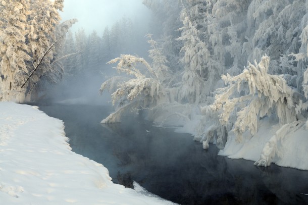 A brook in Tomtor Russia 