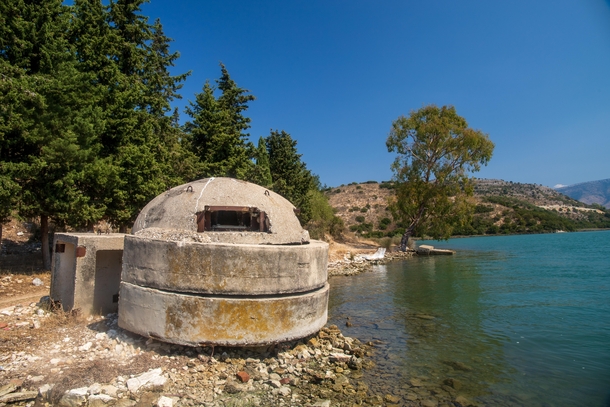 A bunker in the south of Albania 