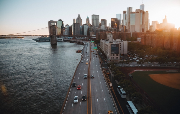 A classic Manhattan Bridge View NYC 