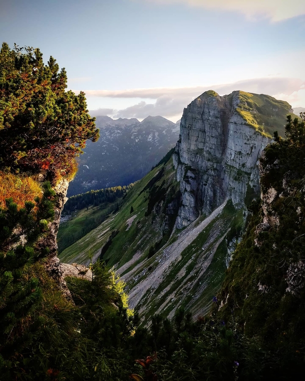 A cliff of the austrian mountain Loser 