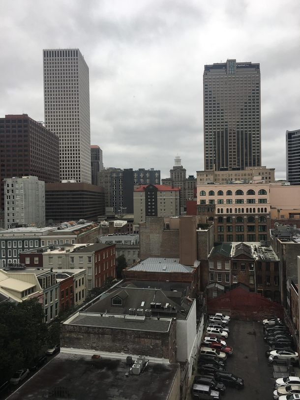 A cloudy day in New Orleans LA