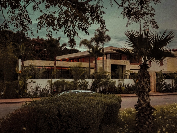 A contemporary house in Rabat Morocco - I took the picture with my phone an did the edit using Lightroom