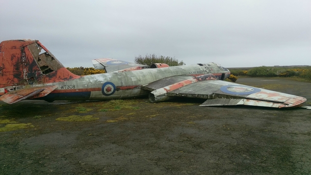 A decommissioned Canberra BI at Predannack airfield Cornwall  album in comments
