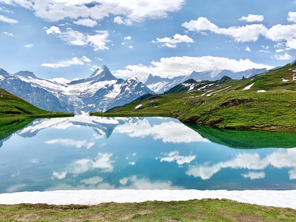 A fitting reward to a beautiful hike - Bachalpsee Switzerland 