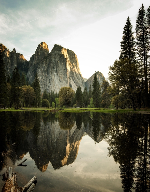 A Flooded Yosemite Valley in Spring 