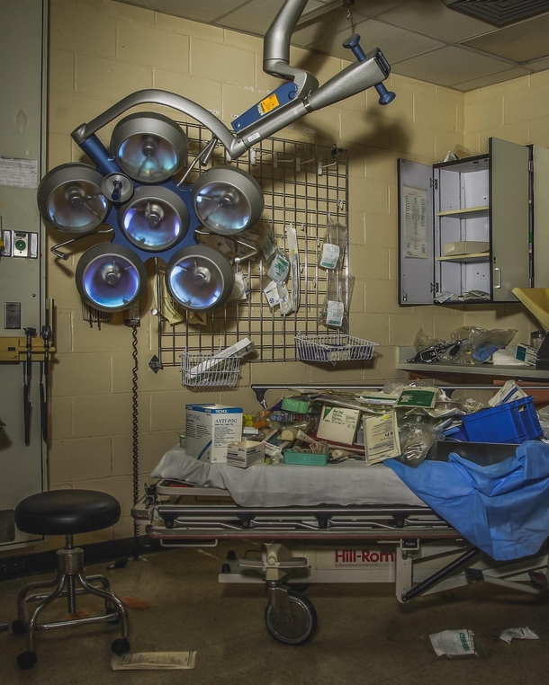 A fully stocked abandoned hospital ocx