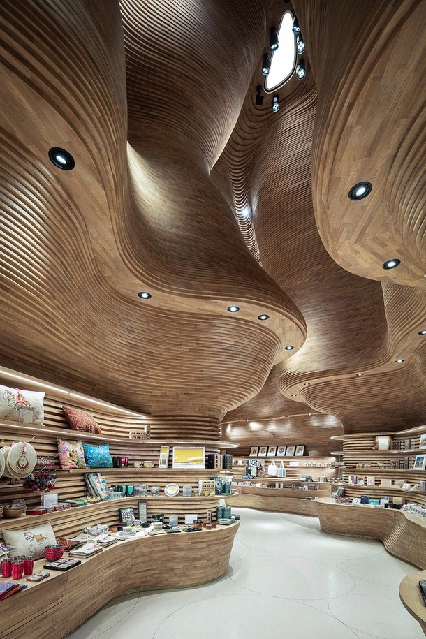 A gift shop by Koichi Takada Architects the National Museum of Qatar 