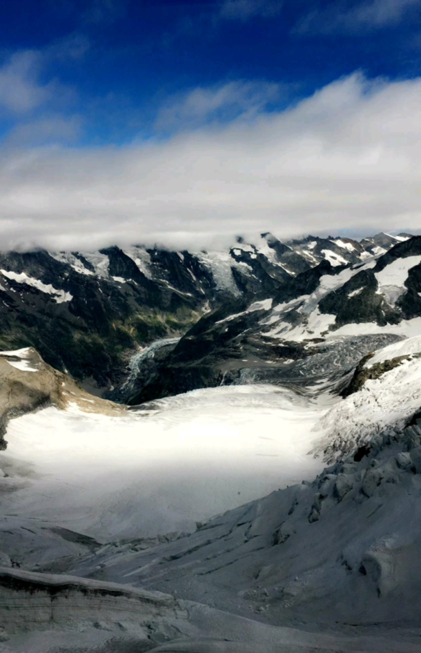 A great view from Jungfraujoch in Switzerland 