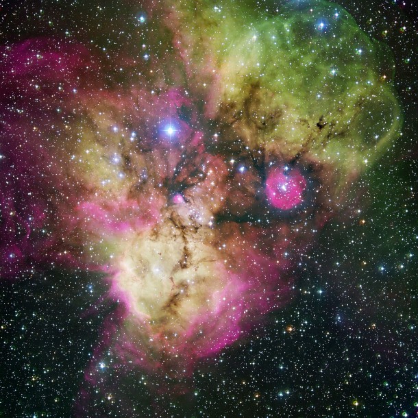 A hauntingly beautiful nebula located in the constellation of Puppis 