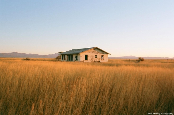 A lonely house in Lucerne Valley California 