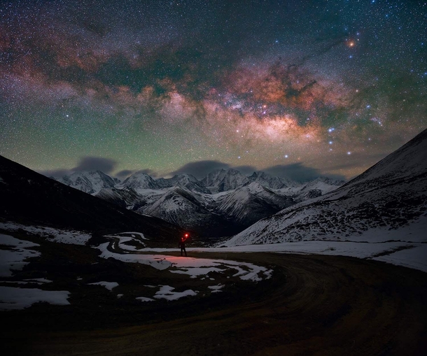 A lovely photo of the Milky Way China   x 