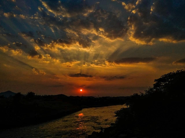 A mesmerizing sunset  Koraput odisha India 
