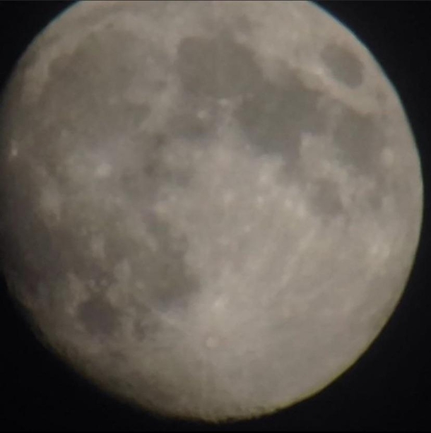 A moon pic I took from my telescope from 