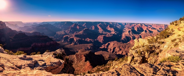 A panorama from the Grand Canyon 
