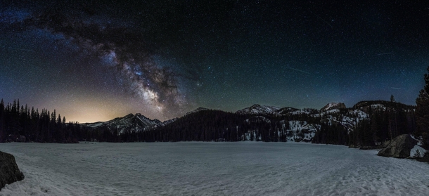 A panorama I made last week at Bear Lake in Rocky Mountain National Park 