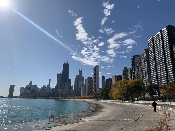 A perfect fall day in Chicago 