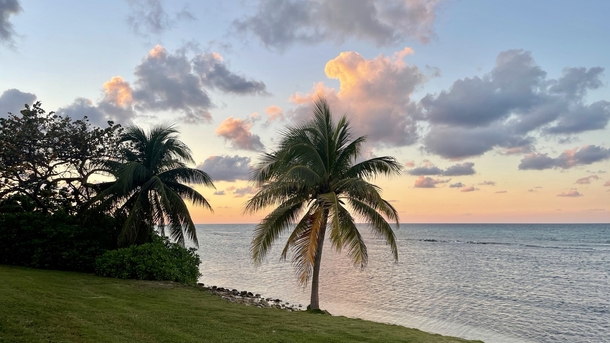 A perfect Jamaican sunset  