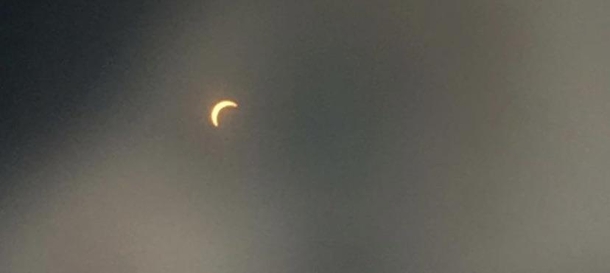 A pic I took of the Great American Eclipse back in August   This was northern Indiana not so much in totality but it was still neat asf