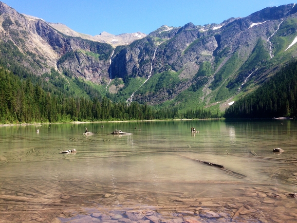 A picture from my trip to Montana this summer Avalanche Lake Glacier National Park 
