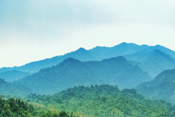 A picture of Patkai mountain range of Arunachal Pradesh India 