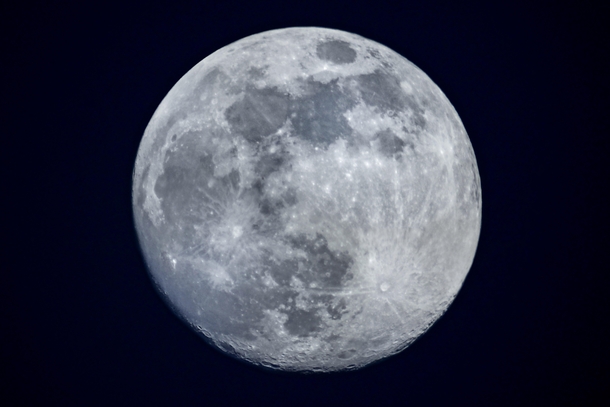 A picture of the moon I took the night before the spring Equinox